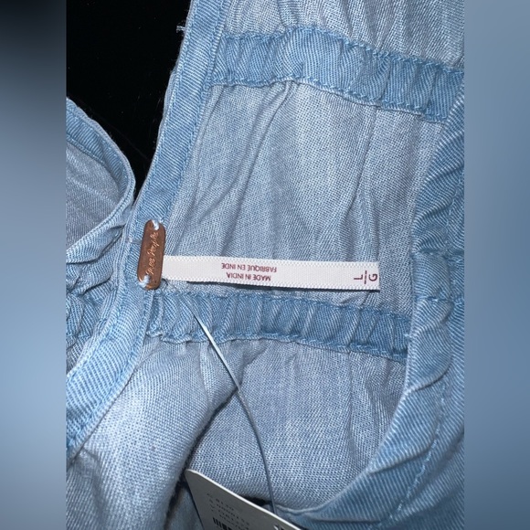 Free People Smocked Bohemian Milkmaid SET Bodysuit & Skirt - Picture 9 of 13